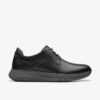 Men’s Motion Trek Pt Black Leather Sneaker