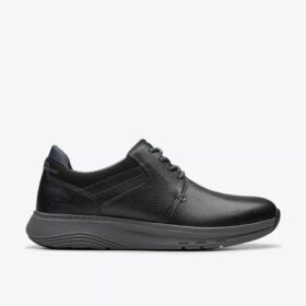 Men’s Motion Trek Pt Black Leather Sneaker