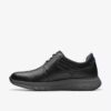 Men’s Motion Trek Pt Black Leather Sneaker