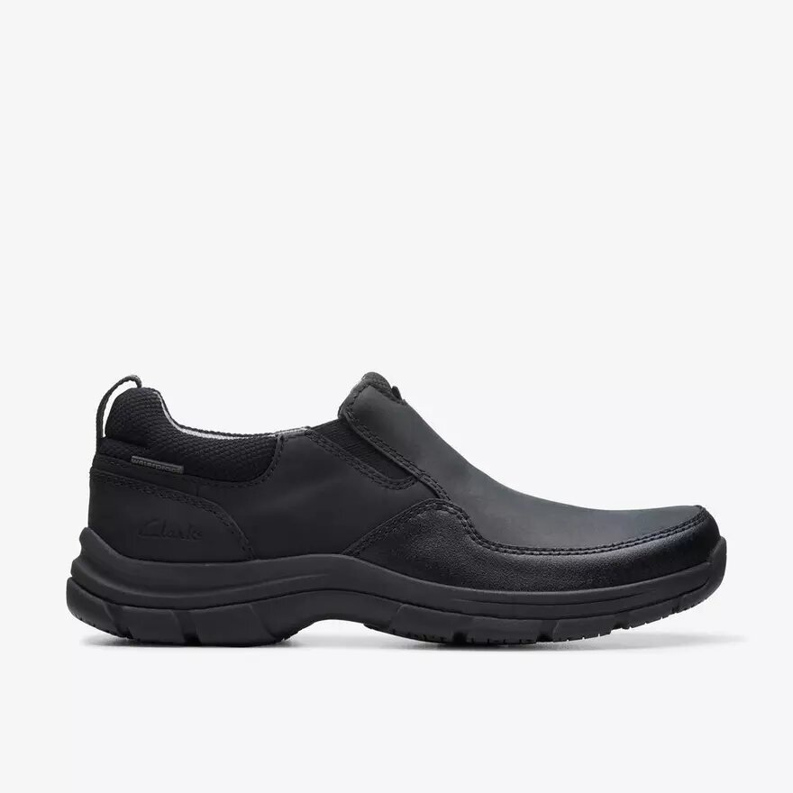 Men’s Walpath Step Black Leather Loafers Men’s Walpath Step Black Leather Loafers