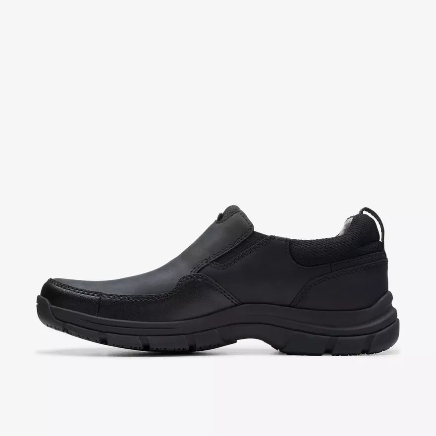 Men’s Walpath Step Black Leather Loafers Men’s Walpath Step Black Leather Loafers