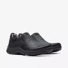 Men’s Walpath Step Black Leather Loafers Men’s Walpath Step Black Leather Loafers