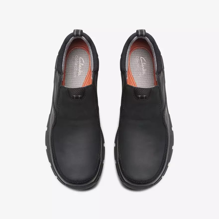 Men’s Walpath Step Black Leather Loafers Men’s Walpath Step Black Leather Loafers