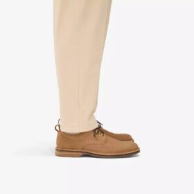 Mens Aldwin Lace Grey Suede Oxfords