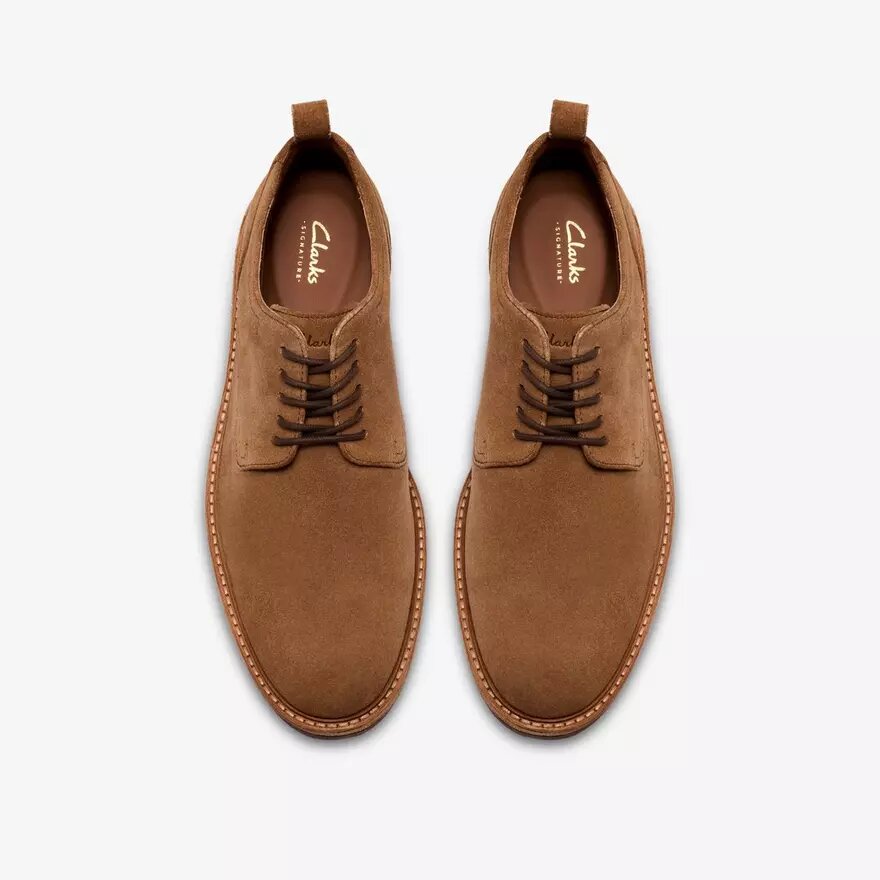 Mens Aldwin Lace Tan Suede Oxfords Mens Aldwin Lace Tan Suede Oxfords