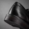 Mens Aldwin Step Black Leather Loafer Shoes Mens Aldwin Step Black Leather Loafer Shoes