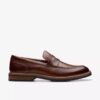 Mens Aldwin Step Mid Tan Leather Loafer Shoes Mens Aldwin Step Mid Tan Leather Loafer Shoes
