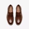 Mens Aldwin Step Mid Tan Leather Loafer Shoes Mens Aldwin Step Mid Tan Leather Loafer Shoes