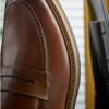 Mens Aldwin Step Mid Tan Leather Loafer Shoes Mens Aldwin Step Mid Tan Leather Loafer Shoes