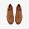 Mens Aldwin Step Tan Suede Loafers