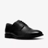 Mens Bowburn Cap Black Leather Oxford