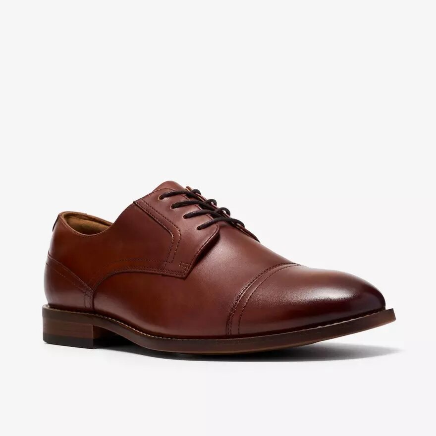 Mens Bowburn Cap Tan Leather Brogues Mens Bowburn Cap Tan Leather Brogues