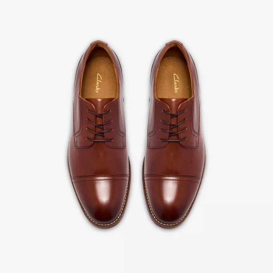 Mens Bowburn Cap Tan Leather Brogues Mens Bowburn Cap Tan Leather Brogues