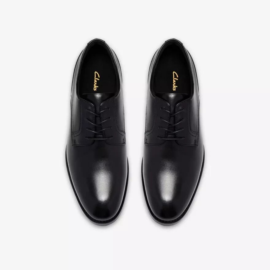 Mens Bowburn Lace Black Leather Oxford Mens Bowburn Lace Black Leather Oxford