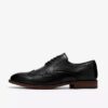 Mens Bowburn Tip Black Leather Oxfords Mens Bowburn Tip Black Leather Oxfords