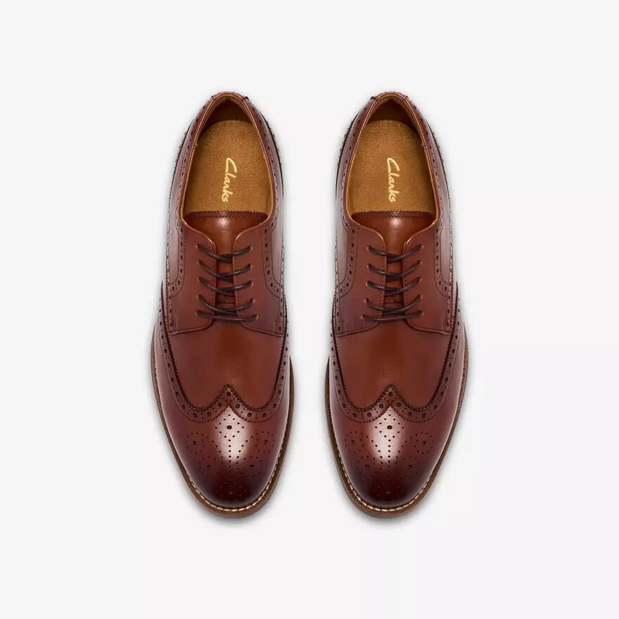 Mens Bowburn Tip Tan Leather Oxford Shoes Mens Bowburn Tip Tan Leather Oxford Shoes