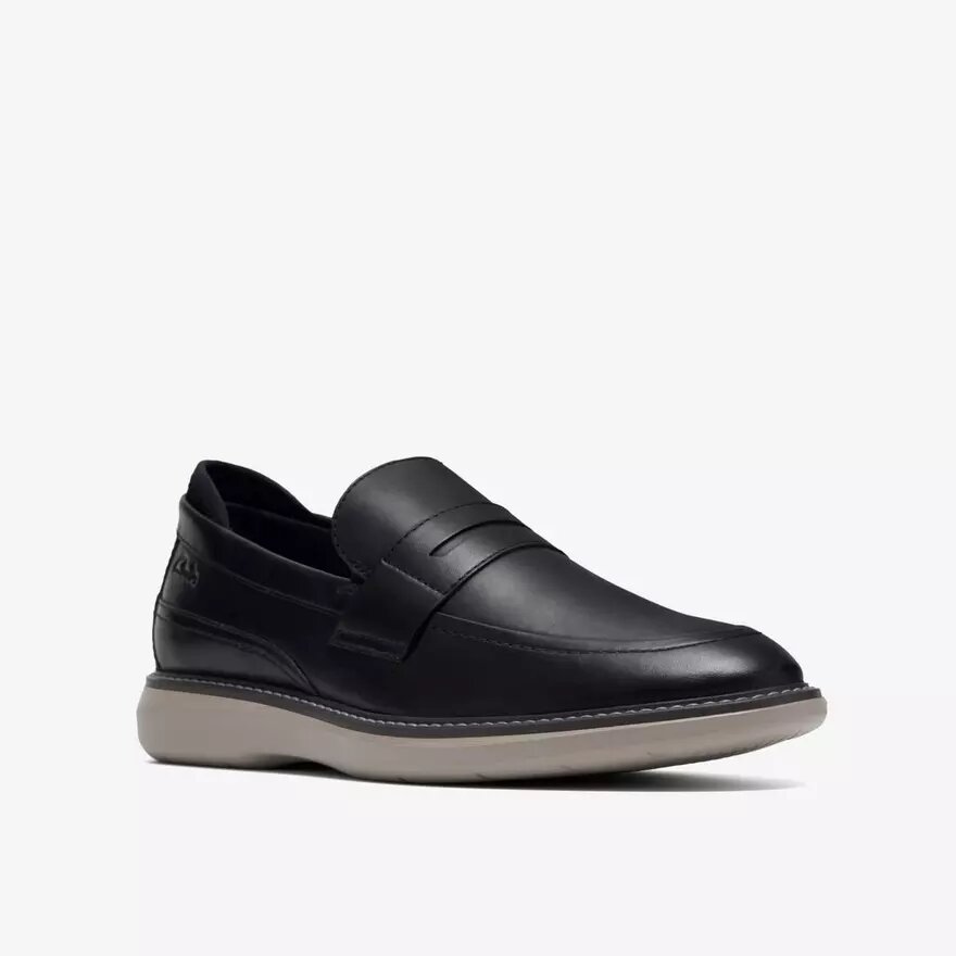 Mens Brantin Loafer Black Leather Loafers Mens Brantin Loafer Black Leather Loafers