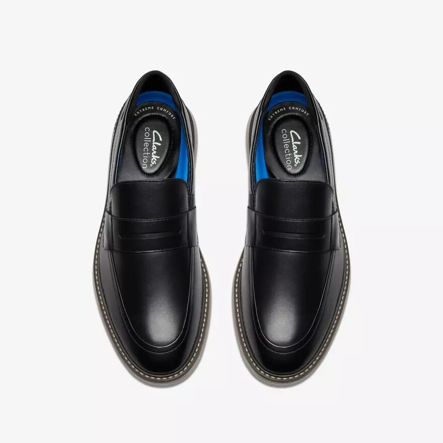 Mens Brantin Loafer Black Leather Loafers Mens Brantin Loafer Black Leather Loafers