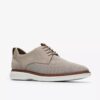 Mens Brantin Plain Grey Knit Oxford Shoe Mens Brantin Plain Grey Knit Oxford Shoe