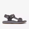 Mens Breeze Trail Grey Sandals| Clarks Mens Breeze Trail Grey Sandals| Clarks