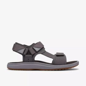 Mens Breeze Trail Grey Sandals| Clarks