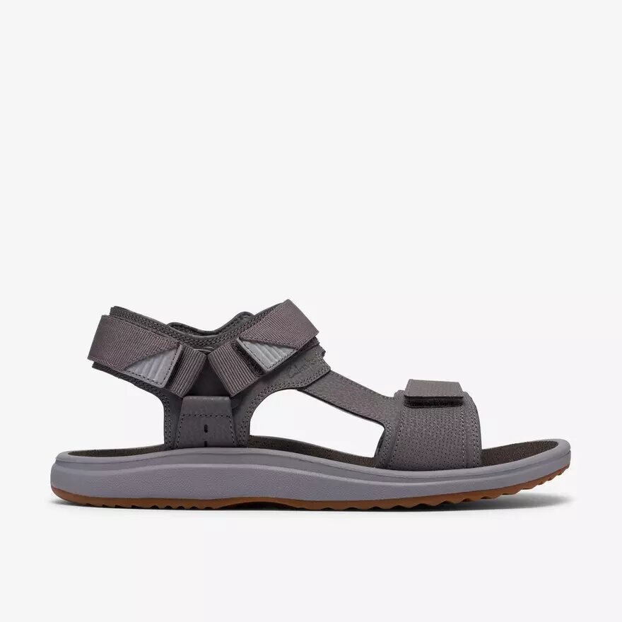 Mens Breeze Trail Grey Sandals| Clarks Mens Breeze Trail Grey Sandals| Clarks