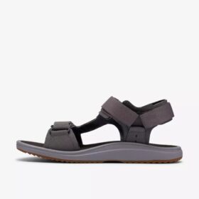 Mens Breeze Trail Grey Sandals| Clarks