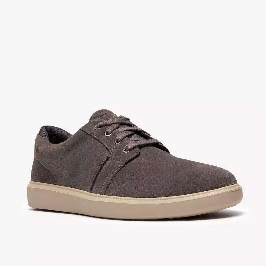 Mens Brodin Seam Grey Suede Sneakers Mens Brodin Seam Grey Suede Sneakers