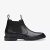 Mens Burchill up Black Leather Chelsea Boots Mens Burchill up Black Leather Chelsea Boots