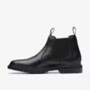 Mens Burchill up Black Leather Chelsea Boots Mens Burchill up Black Leather Chelsea Boots