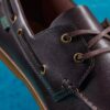 Mens Charmouth Lace Brown Leather Boat Shoes Mens Charmouth Lace Brown Leather Boat Shoes
