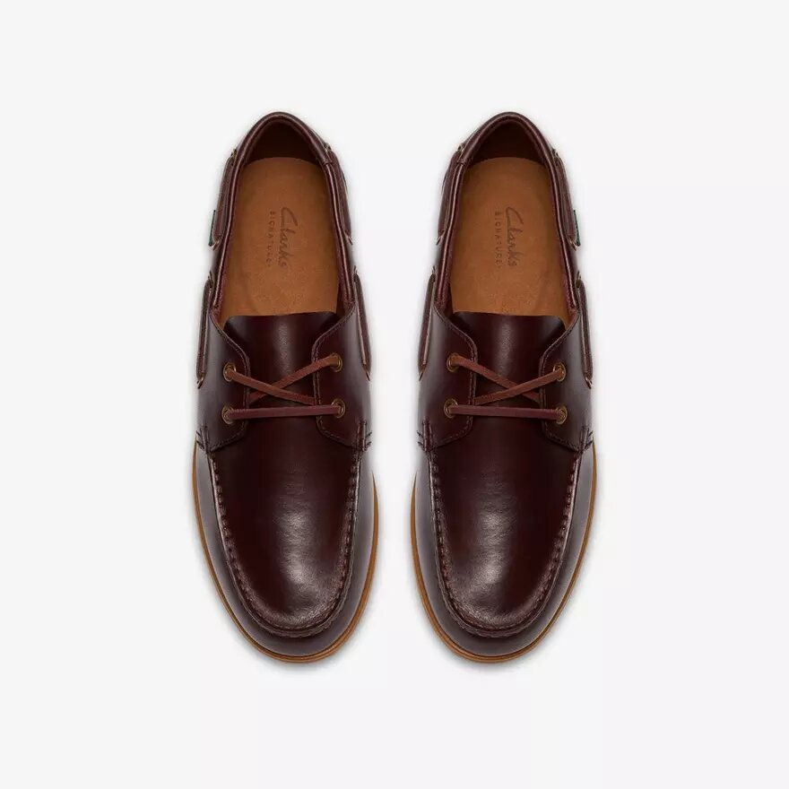 Mens Charmouth Lace Brown Leather Boat Shoes Mens Charmouth Lace Brown Leather Boat Shoes