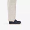 Mens Charmouth Lace Navy Nubuck Boat Shoes Mens Charmouth Lace Navy Nubuck Boat Shoes