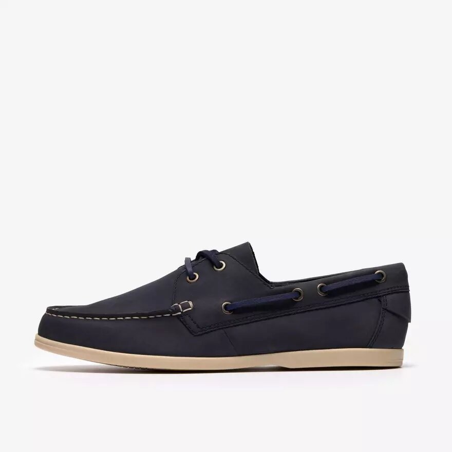 Mens Charmouth Lace Navy Nubuck Boat Shoes Mens Charmouth Lace Navy Nubuck Boat Shoes