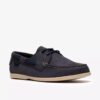 Mens Charmouth Lace Navy Nubuck Boat Shoes Mens Charmouth Lace Navy Nubuck Boat Shoes