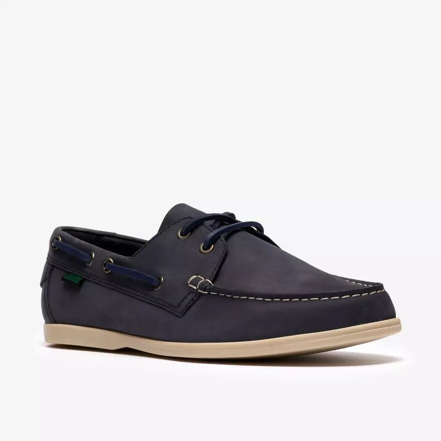 Mens Charmouth Lace Navy Nubuck Boat Shoes Mens Charmouth Lace Navy Nubuck Boat Shoes