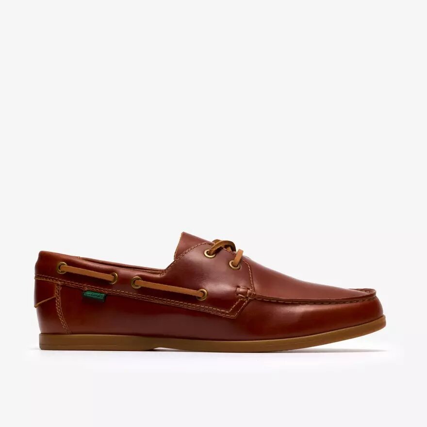 Mens Charmouth Lace Tan Leather Boat Shoes Mens Charmouth Lace Tan Leather Boat Shoes
