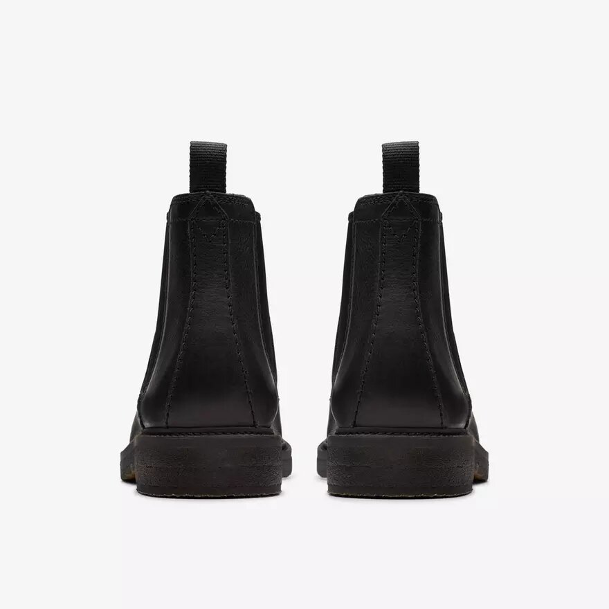Mens Clarkdale Easy Black Leather Chelsea Boots Mens Clarkdale Easy Black Leather Chelsea Boots