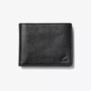Mens Classic Pebble Slimfold Wallet Black Us
