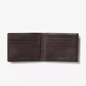 Mens Classic Pebble Slimfold Wallet Brown Us