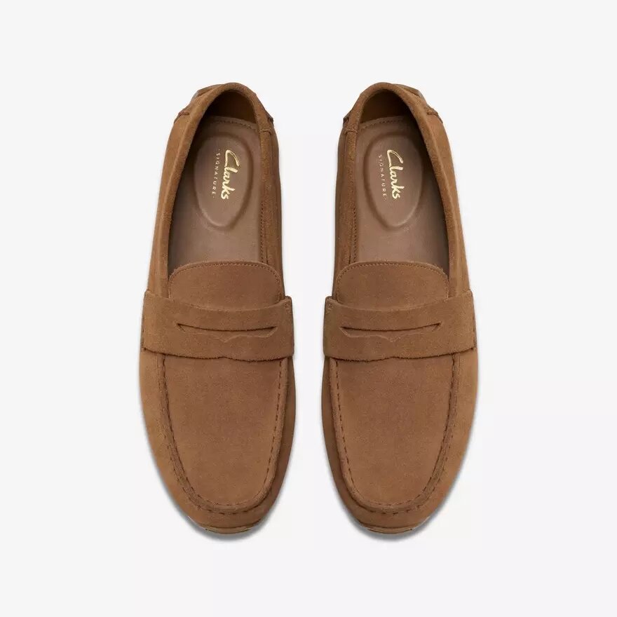 Mens Corsley Bar Cola Suede Loafers Mens Corsley Bar Cola Suede Loafers
