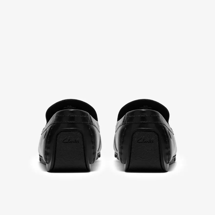 Mens Corsley Plain Black Leather Loafers Mens Corsley Plain Black Leather Loafers