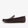 Mens Corsley Plain Dark Brown Leather Loafers Mens Corsley Plain Dark Brown Leather Loafers