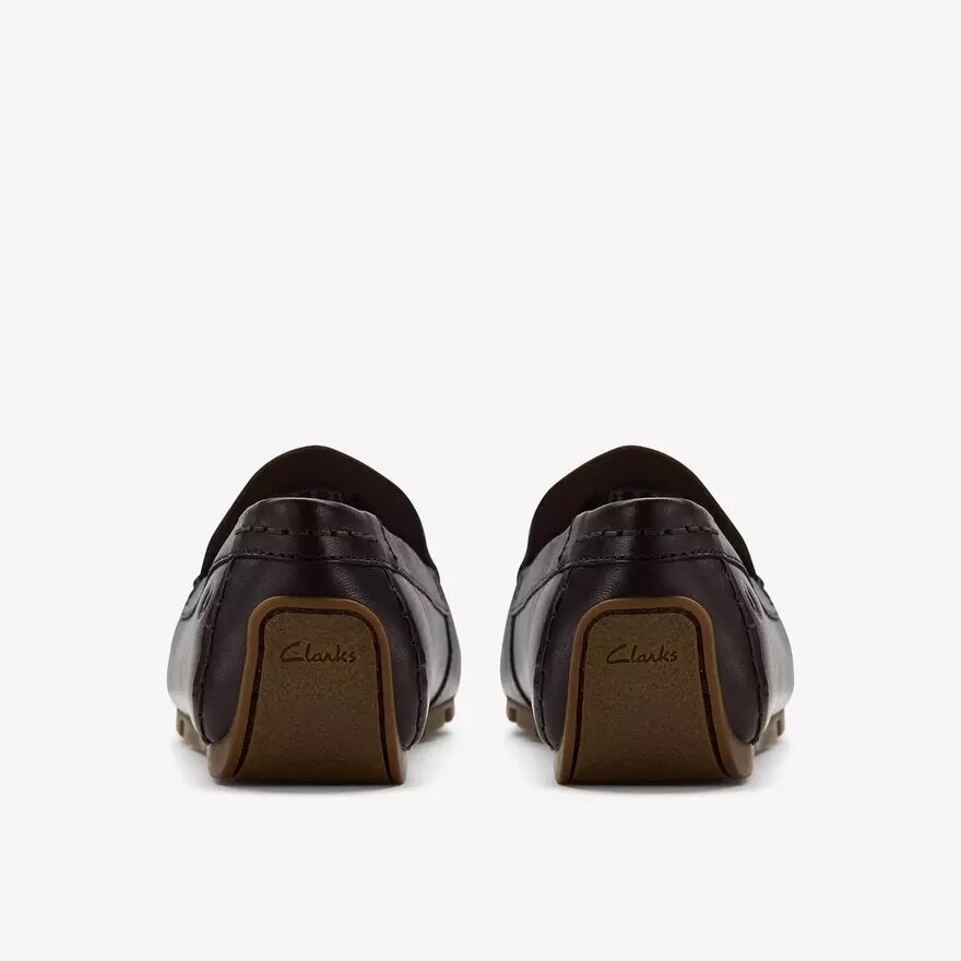Mens Corsley Plain Dark Brown Leather Loafers Mens Corsley Plain Dark Brown Leather Loafers