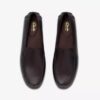Mens Corsley Plain Dark Brown Leather Loafers Mens Corsley Plain Dark Brown Leather Loafers