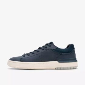 Mens Courtlite2 Run Navy Nubuck Sneakers