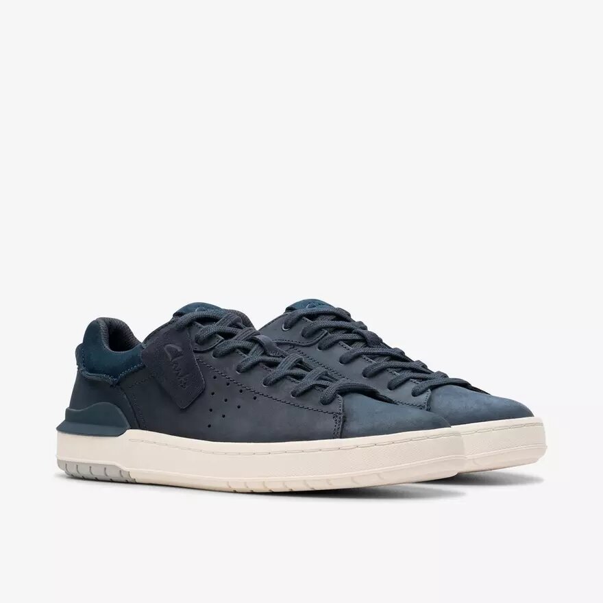 Mens Courtlite2 Run Navy Nubuck Sneakers Mens Courtlite2 Run Navy Nubuck Sneakers