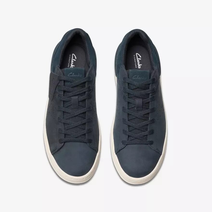 Mens Courtlite2 Run Navy Nubuck Sneakers Mens Courtlite2 Run Navy Nubuck Sneakers