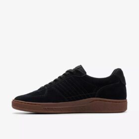 Mens Craft Rally Ace Black Suede Sneakers
