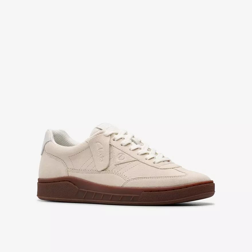 Mens Craft Rally Ace off White Suede Sneakers Mens Craft Rally Ace off White Suede Sneakers